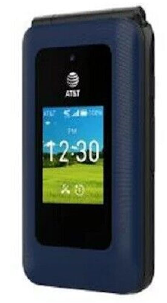 Prepaid 4G LTE Flip Phone, 2MP Camera, Android, Classic Navy O191800