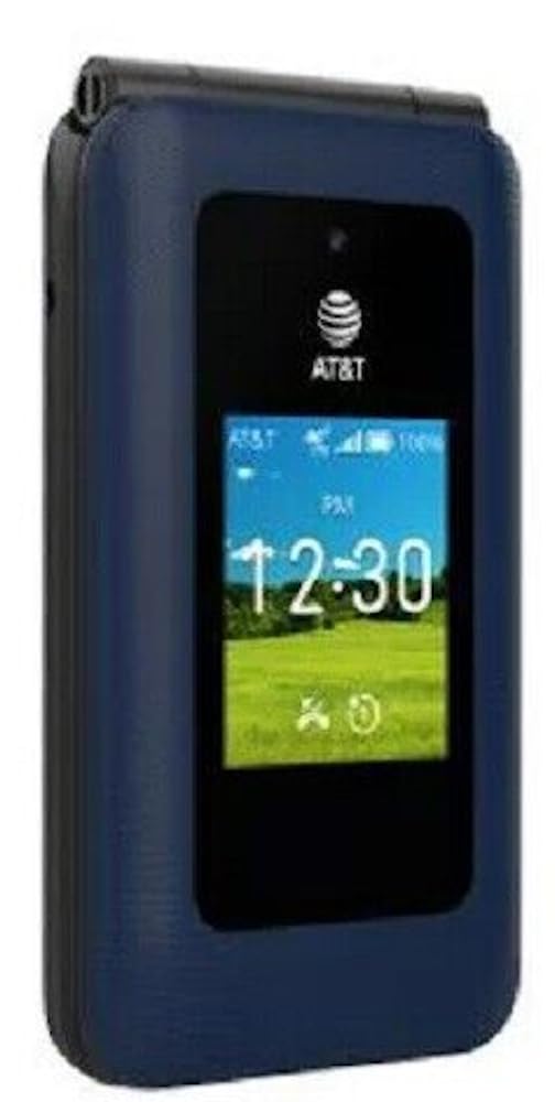 Prepaid 4G LTE Flip Phone, 2MP Camera, Android, Classic Navy O191800