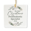Ceramic 3-inch Square-Shaped Ornament A610589