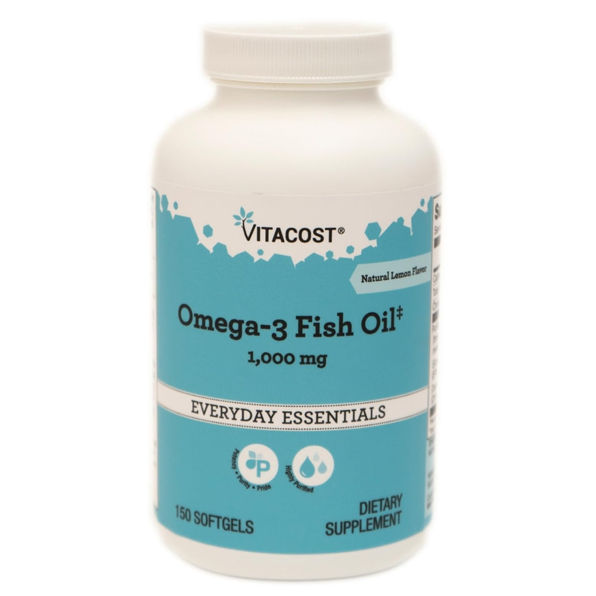 Omega-3 Fish Oil 1,000 mg 150 Softgels V14917
