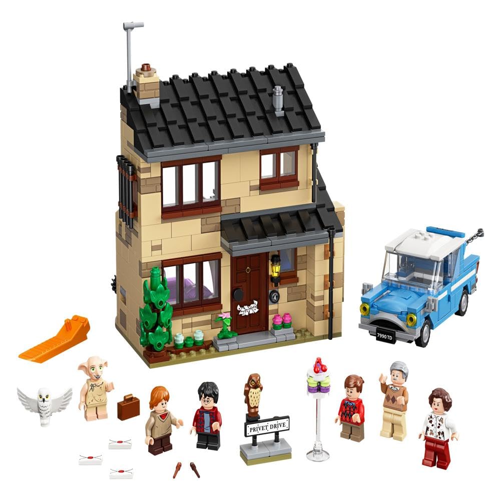 House and Flying Car Toy with Minifigures G8199