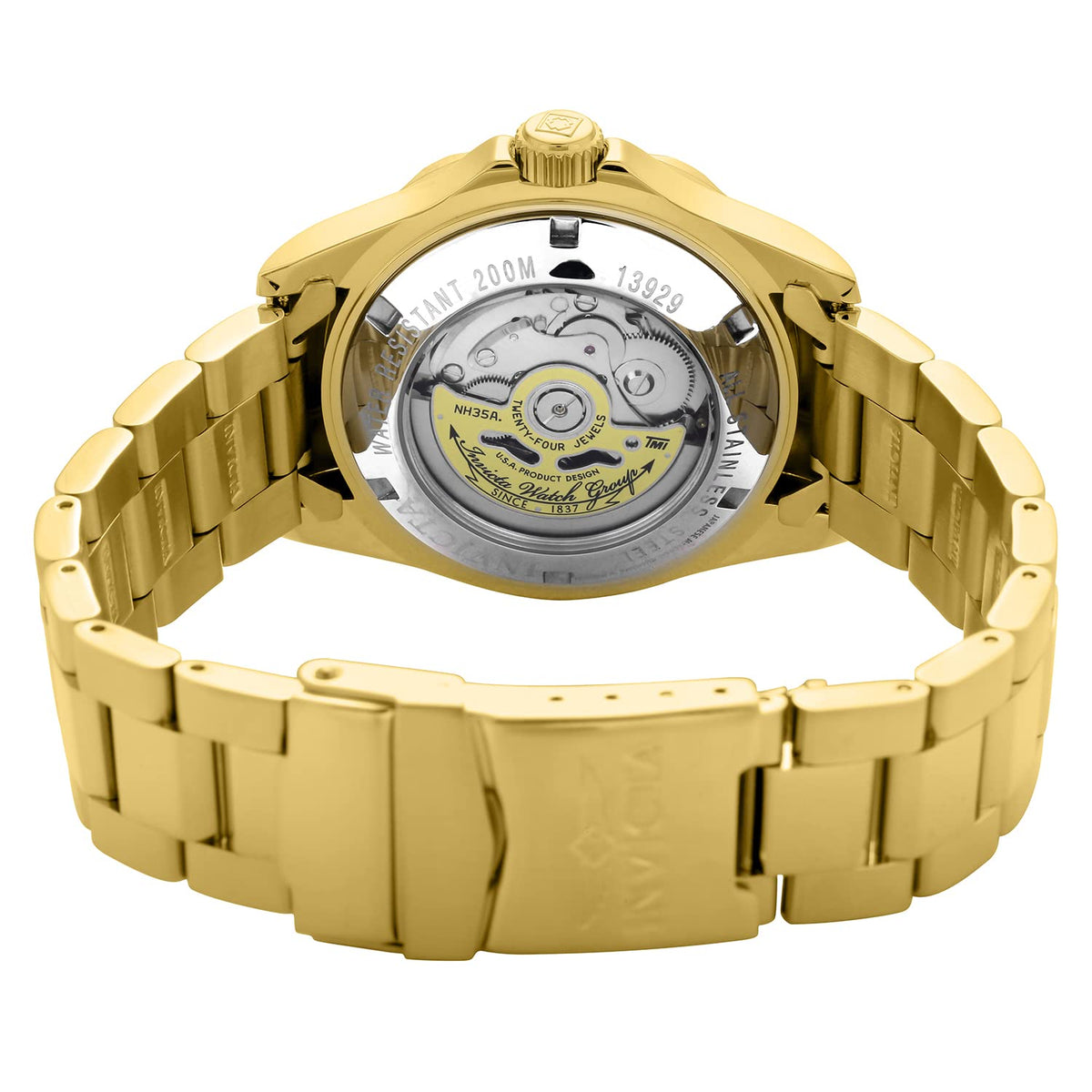 Gold Dial Stainless Steel Watch D56046