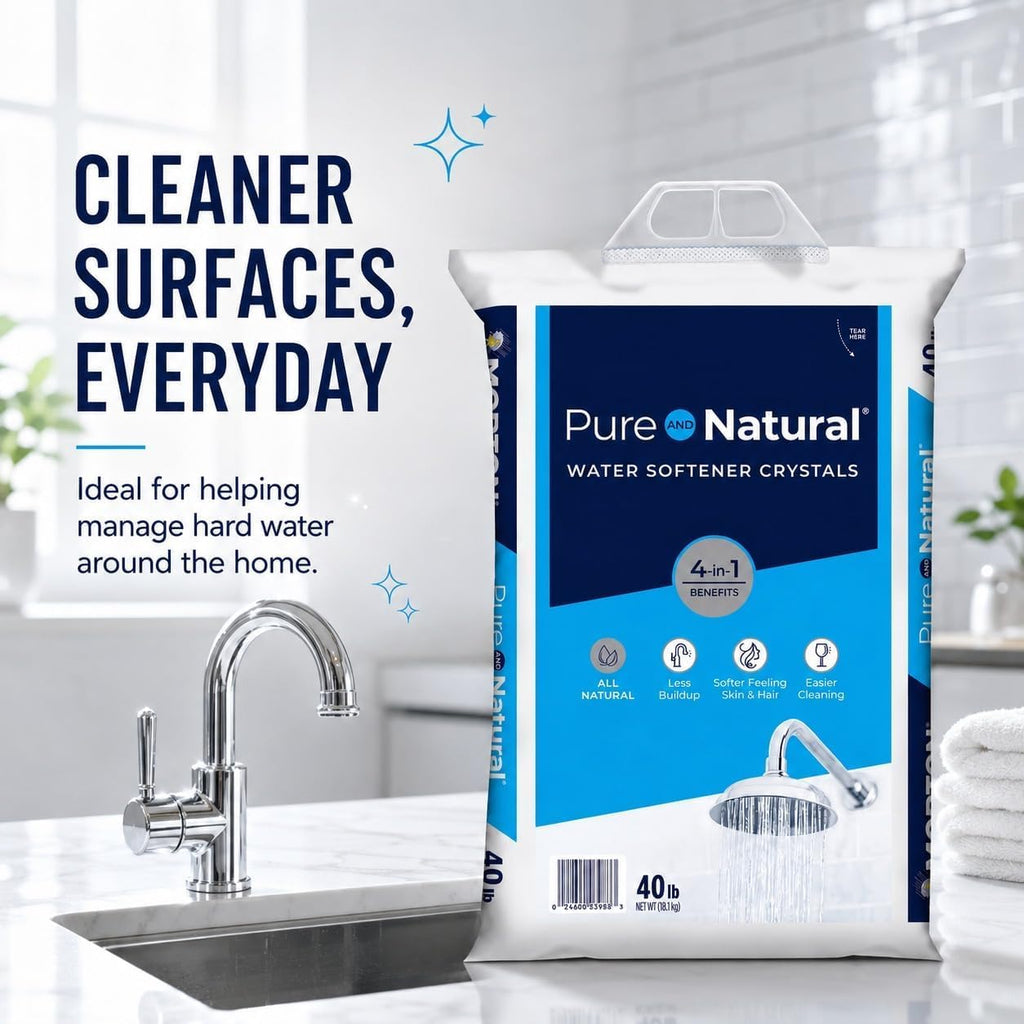Pure Water Softener Salt Crystals 40 lb Pack of 4 R4489