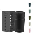 16oz Insulated Stainless Steel Coffee Tumbler with Lid R214