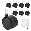 8PCS Replacement Casters for 3 Drawer Cart F342
