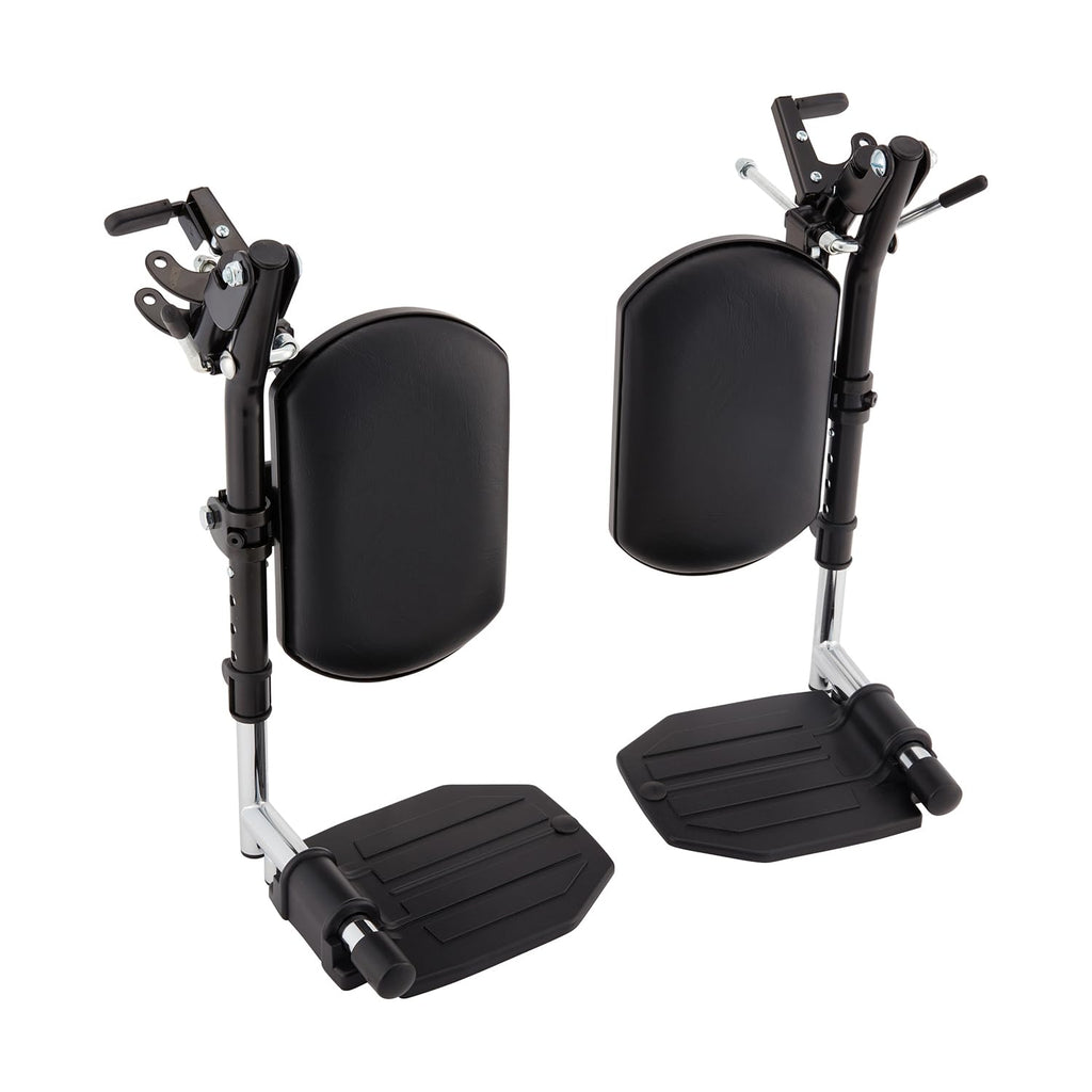 Adjustable Aluminum Wheelchair Elevating Legrest with Padded Calf Support K166469