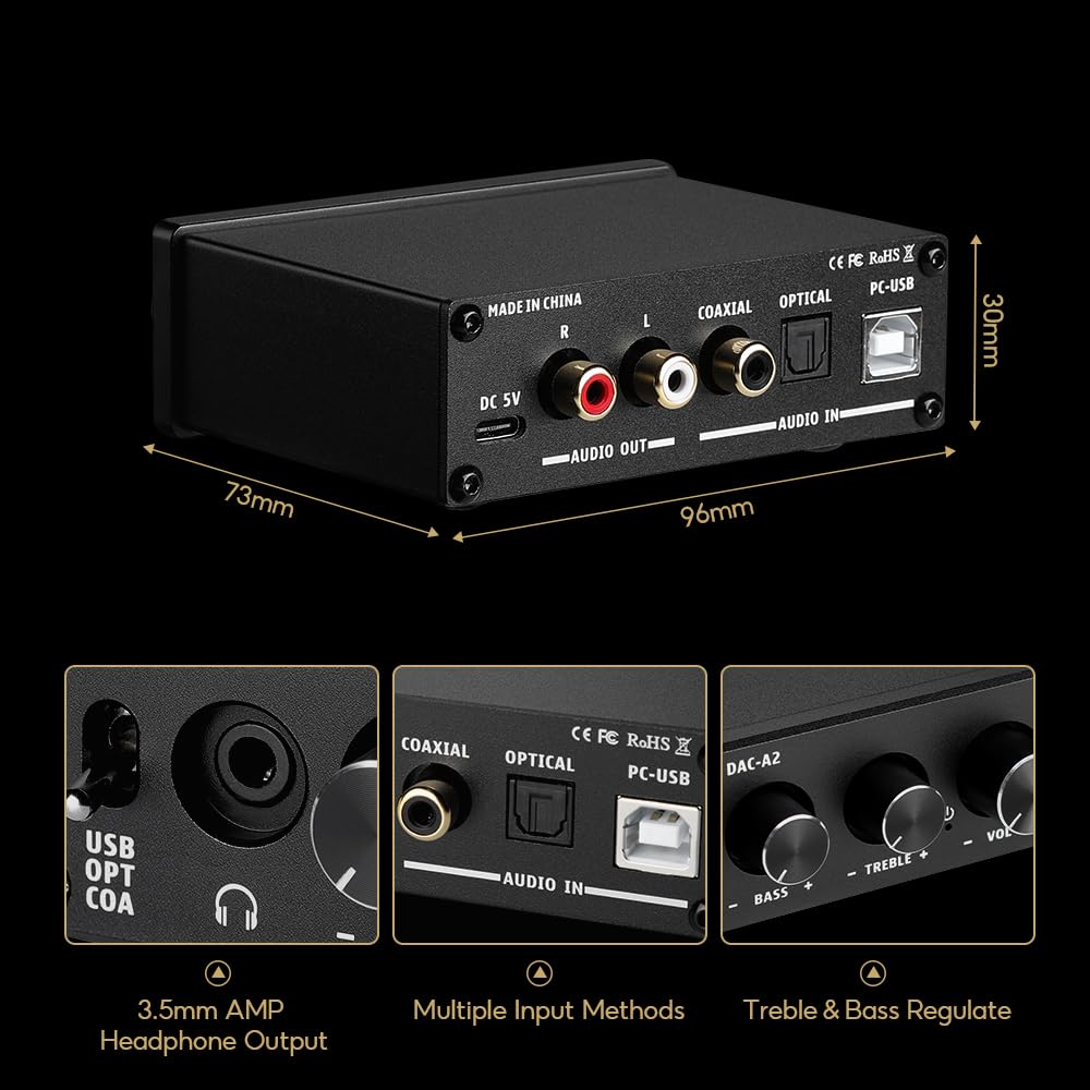 Headphone Amplifier & Desktop DAC F763194
