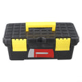 10 Inch Black Plastic Toolbox with Dual Layer Organization Q5750