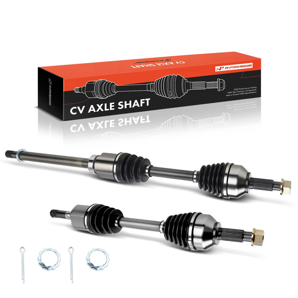 Set of 2 Front CV Axle Shaft Assembly F18034