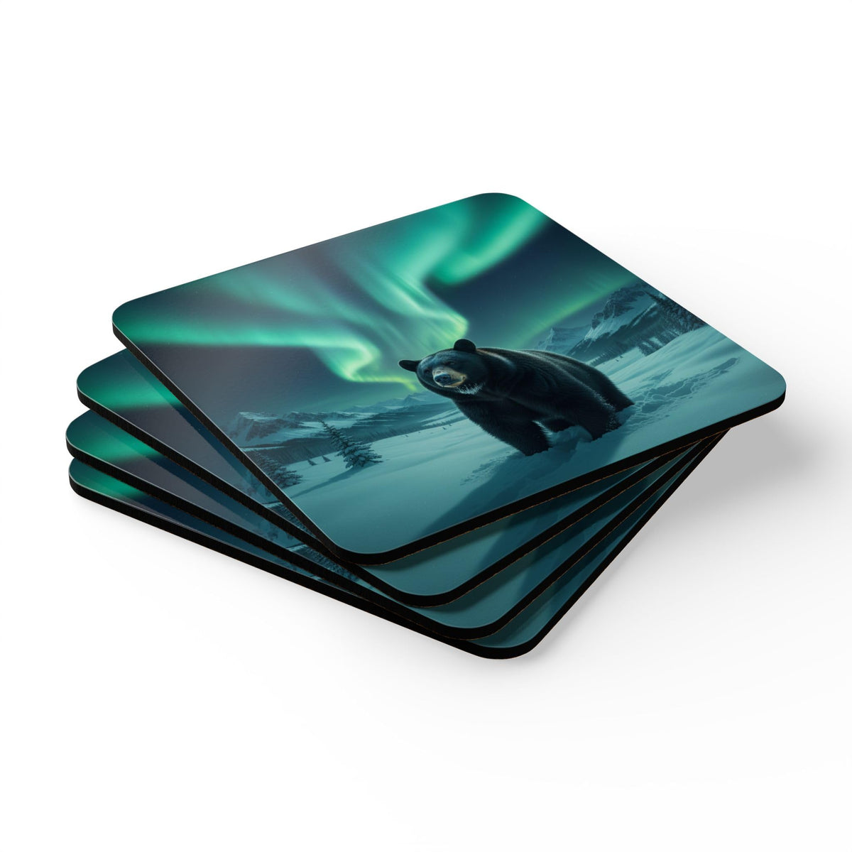Black Bear Coasters Set of 4 M568784