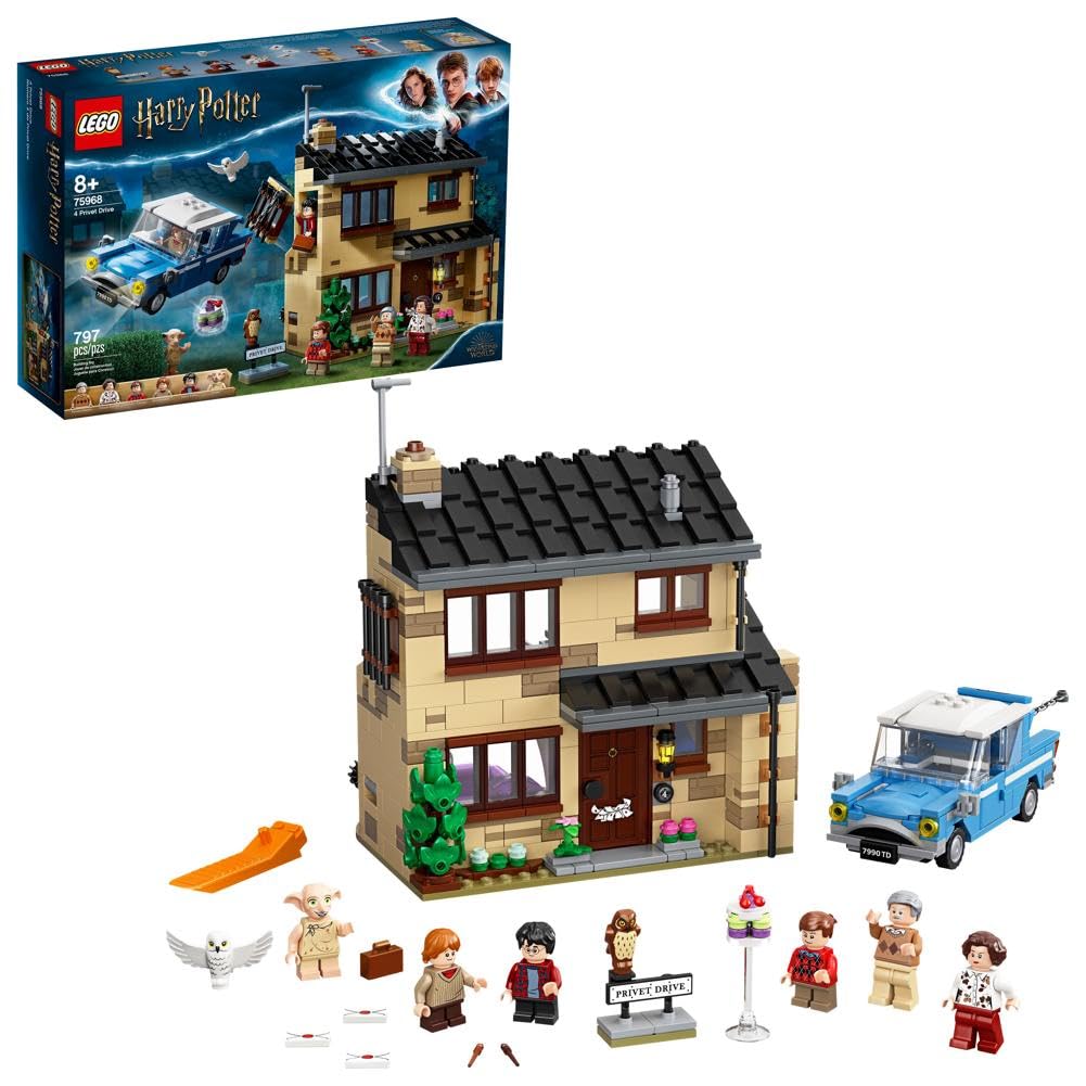 House and Flying Car Toy with Minifigures G8199