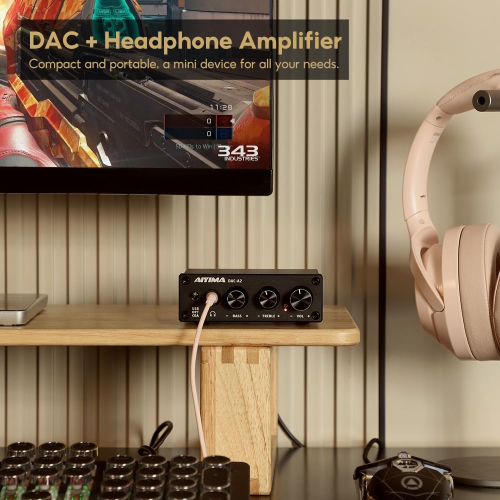 Headphone Amplifier & Desktop DAC F763194