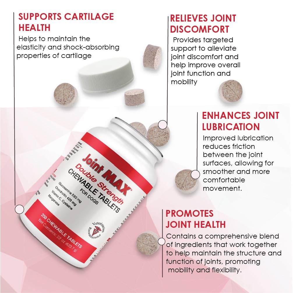 Double Strength Chewable Tablets for Dogs, 250 Tablets O262