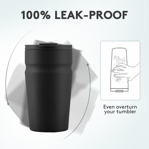 16oz Insulated Stainless Steel Coffee Tumbler with Lid R214
