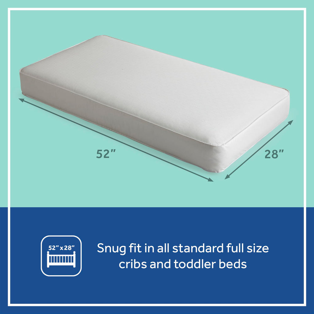 Breathable 2 Stage Hybrid Memory Foam Crib Mattress F658