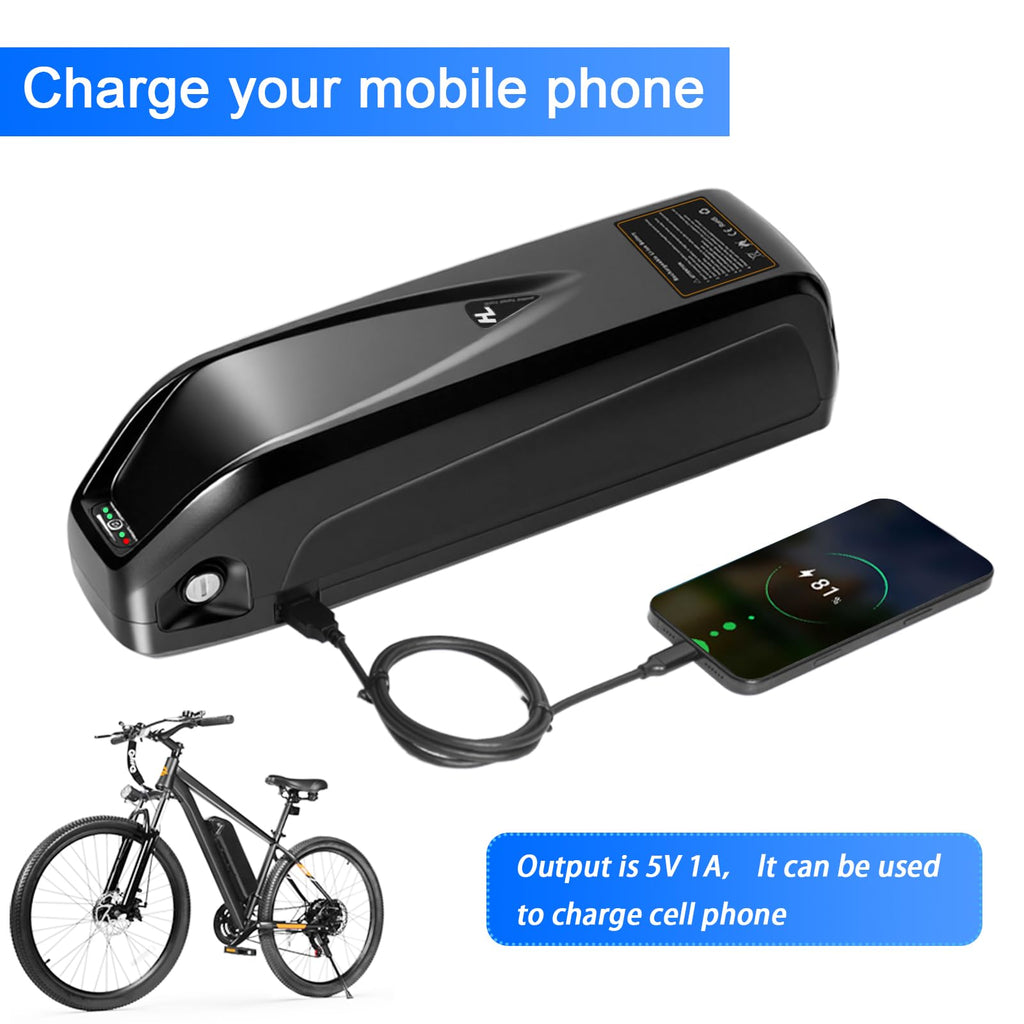 48V 13Ah Lithium Ebike Battery with 30A BMS J3064