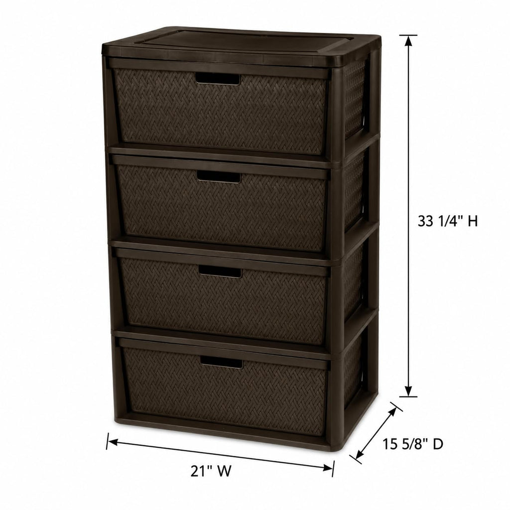 4 Drawer Plastic Storage Organizer G8582