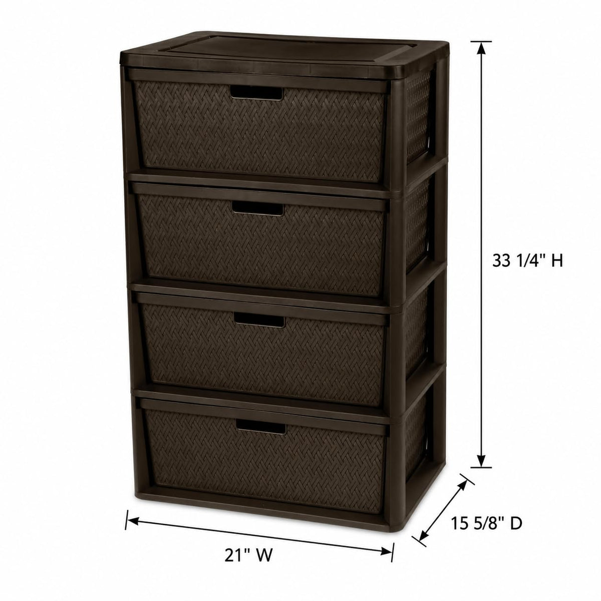4 Drawer Plastic Storage Organizer G8582