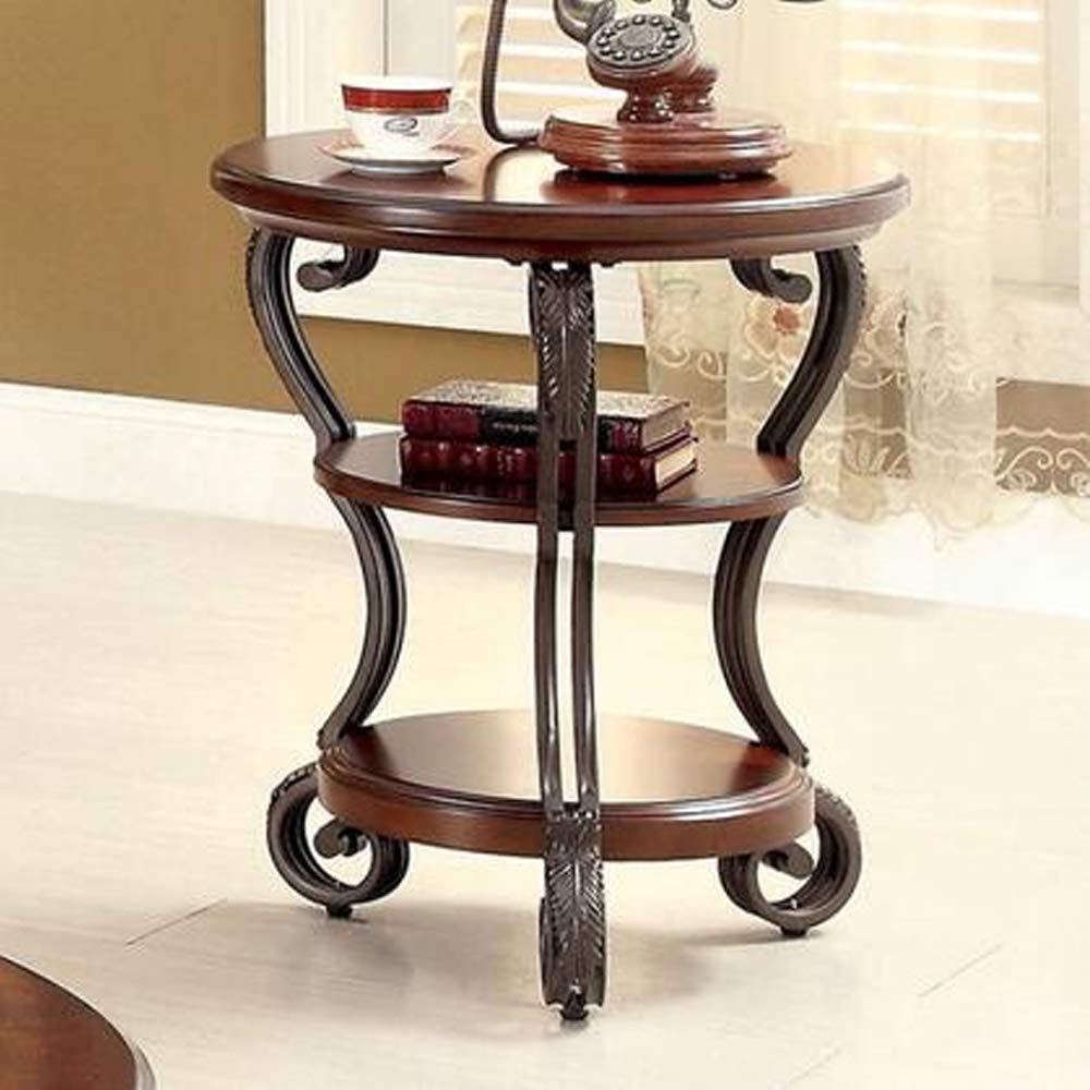 Brown Cherry End Side Nesting Tables P280