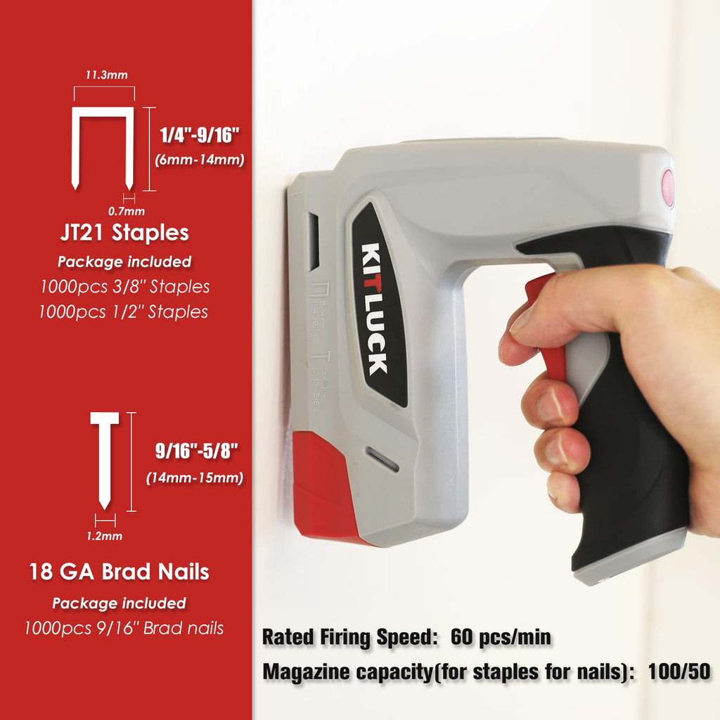 4V Cordless Electric Staple Gun Z4839