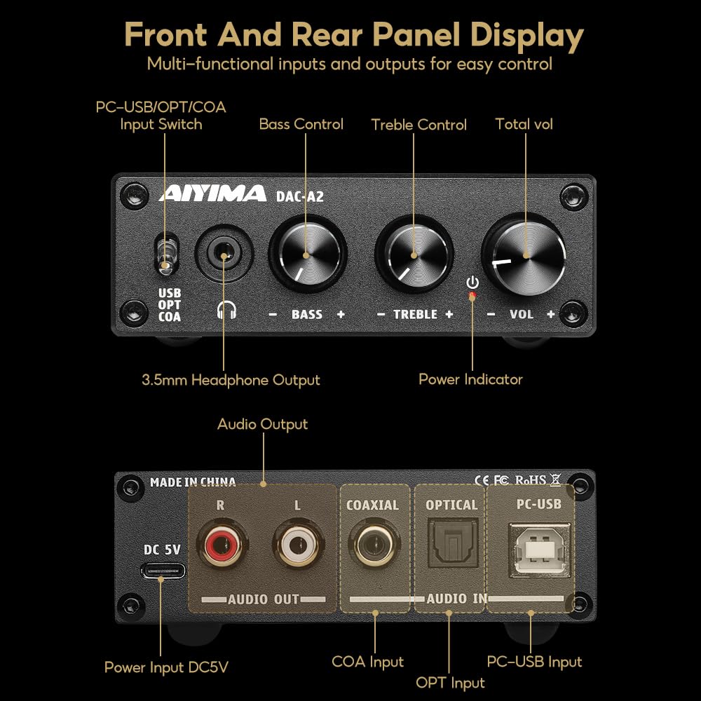 Headphone Amplifier & Desktop DAC F763194