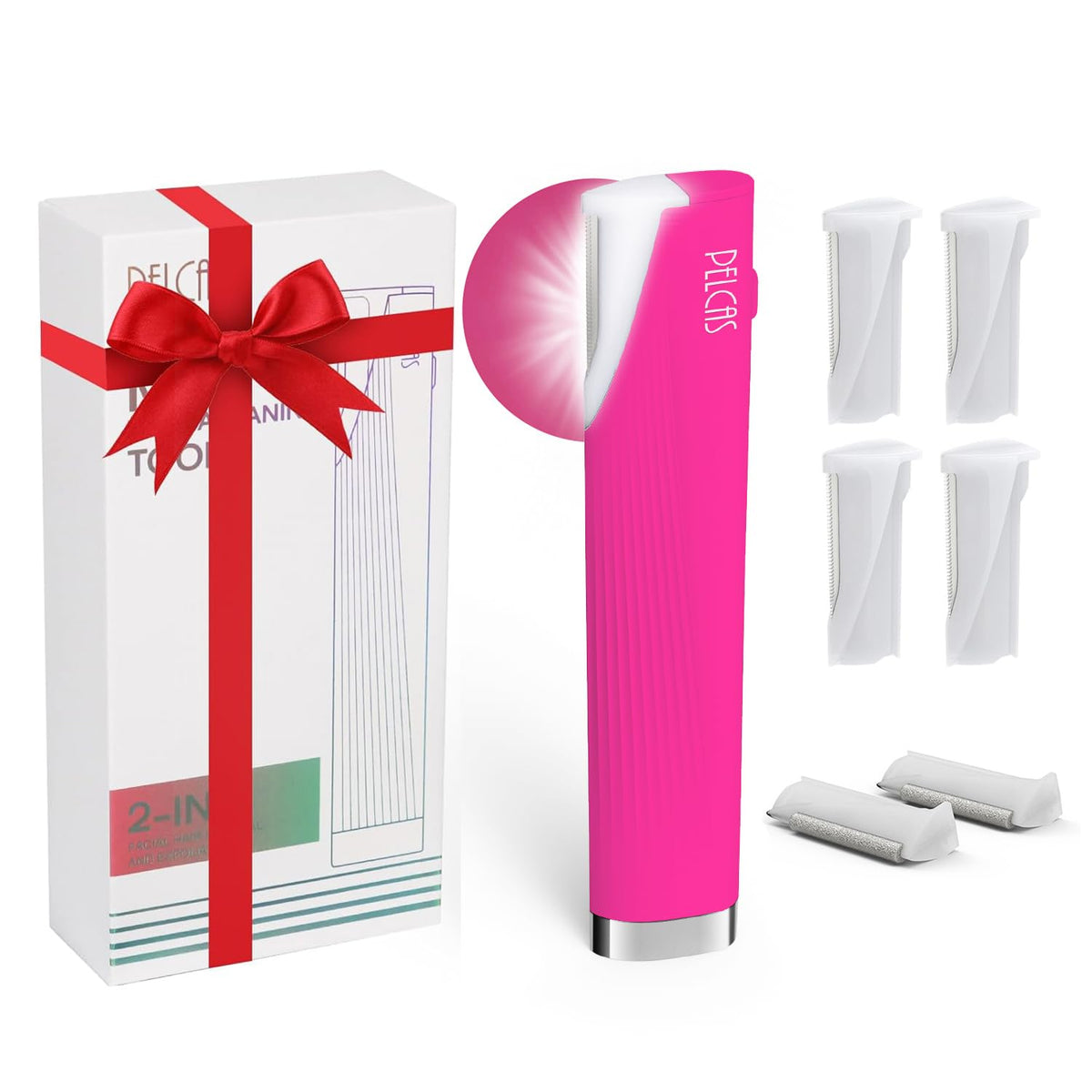 Electric Dermaplaning Tool Kit with LED J41196