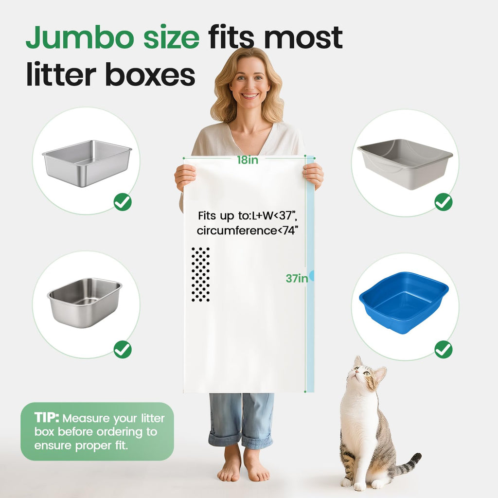 Heavy Duty Thickened Litter Box Liners 14 Pack L545