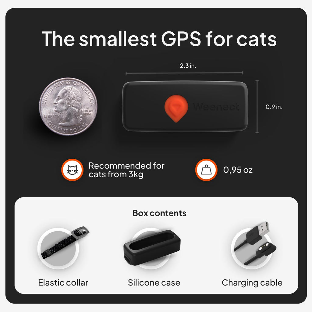 Mini GPS Cat Collar B8079
