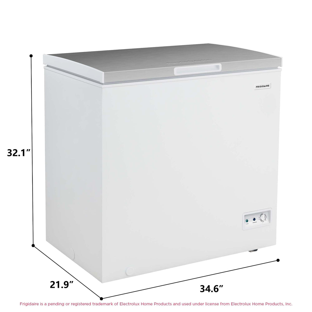 7 Cu. Ft. Chest Freezer with Removable Wire Basket Y5372
