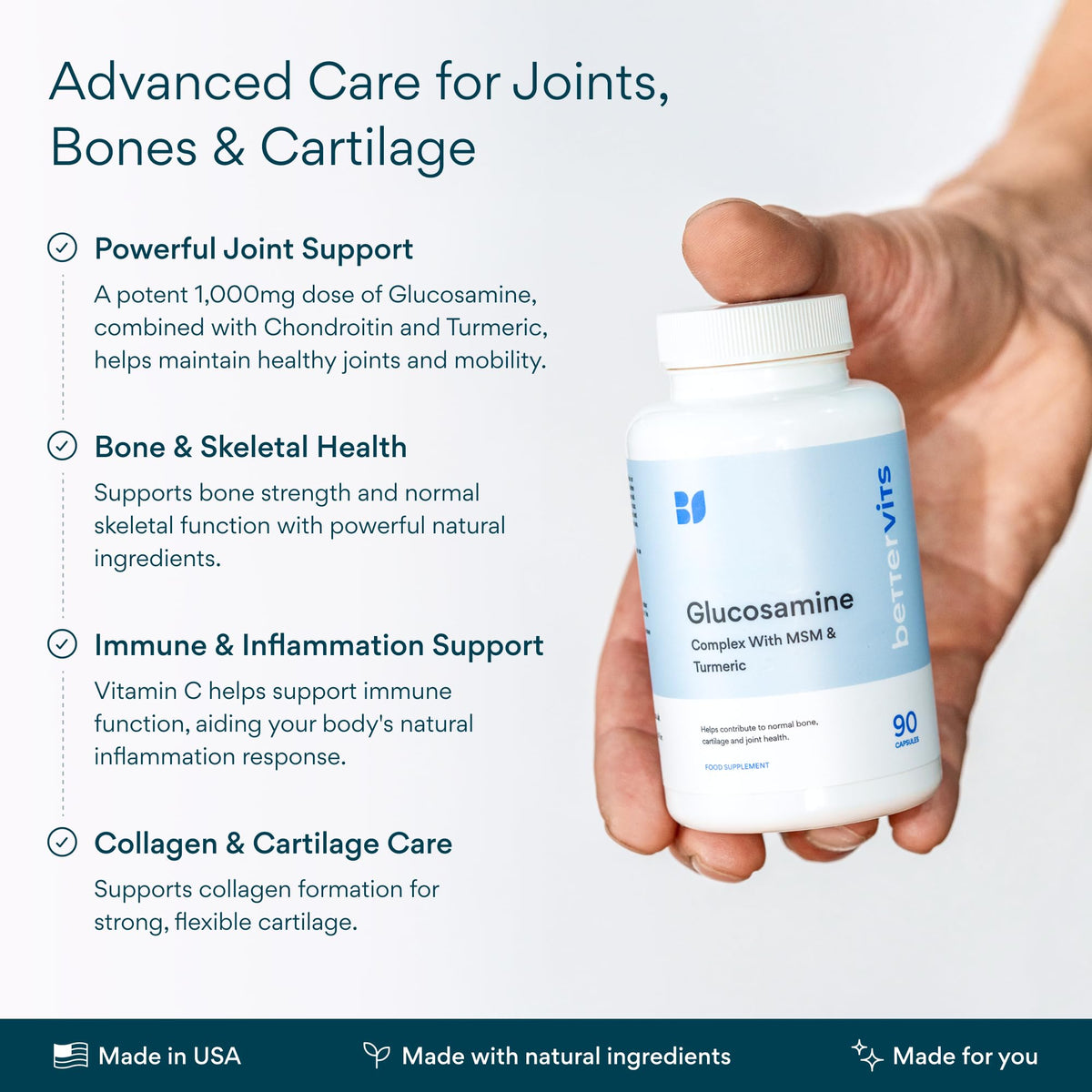 Glucosamine Chondroitin MSM Joint Complex 90 Ct I3166