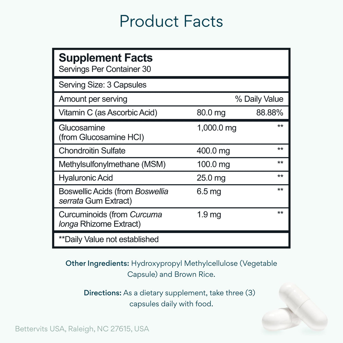 Glucosamine Chondroitin MSM Joint Complex 90 Ct I3166