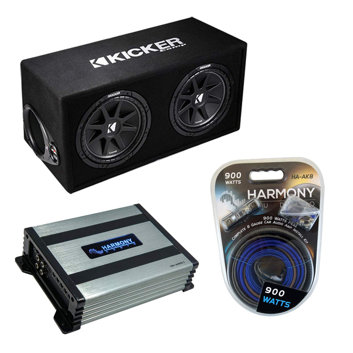 12" Ported Sub Box with Amp L341213