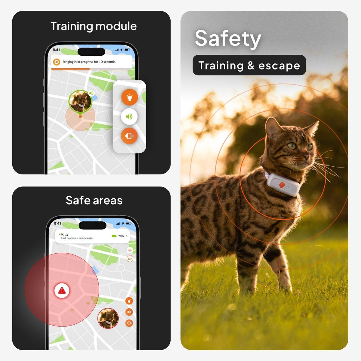 Mini GPS Cat Collar B8079