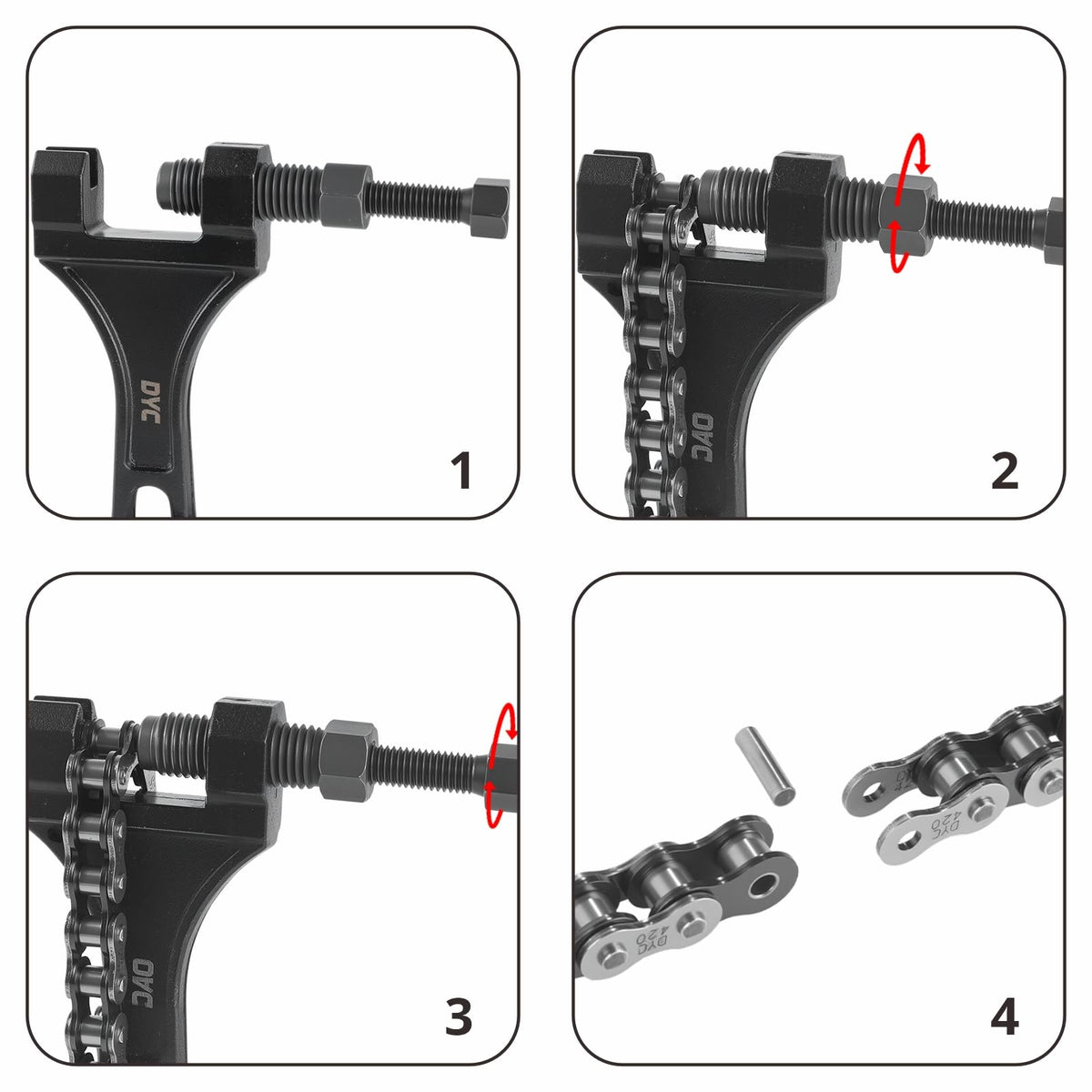 Chain Breaker Tool with 2 Replaceable Cutting Pins F2280