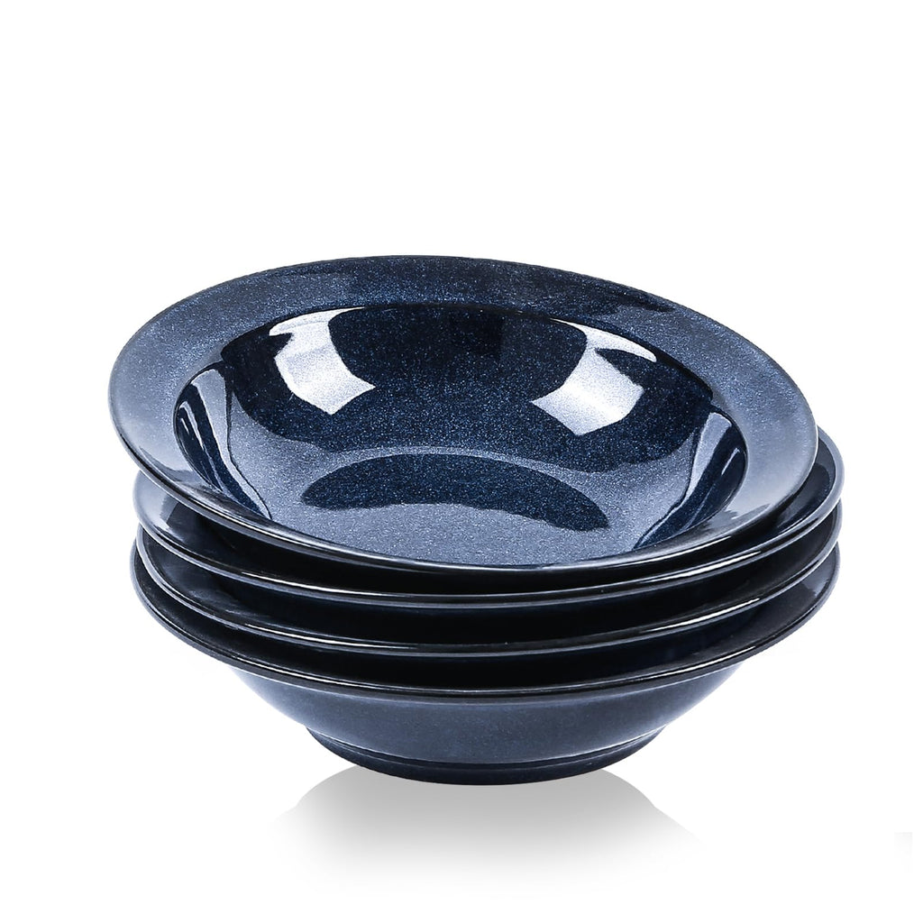 Blue 27oz Ceramic Soup Bowls Set of 4 Y1693
