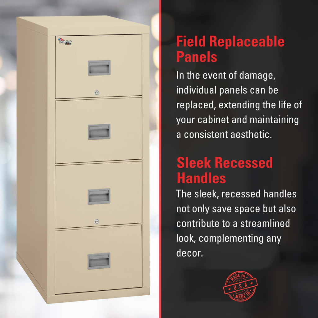 4 Drawer Fire Rated File Cabinet D15574