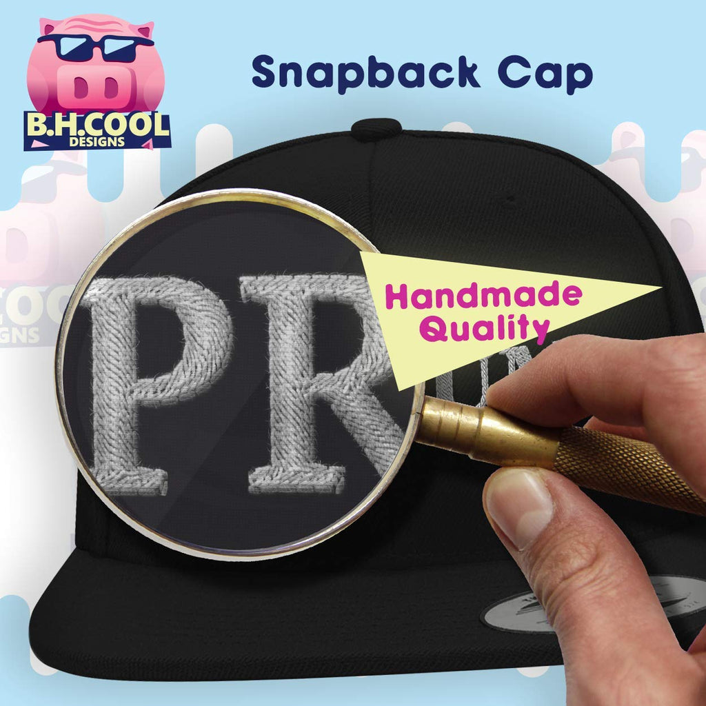 Structured Flat Bill Hat Snapback Closure O7439