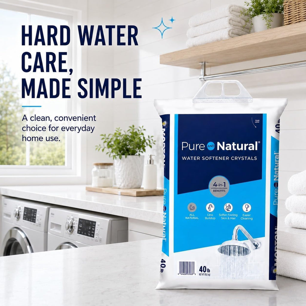 Pure Water Softener Salt Crystals 40 lb Pack of 4 R4489