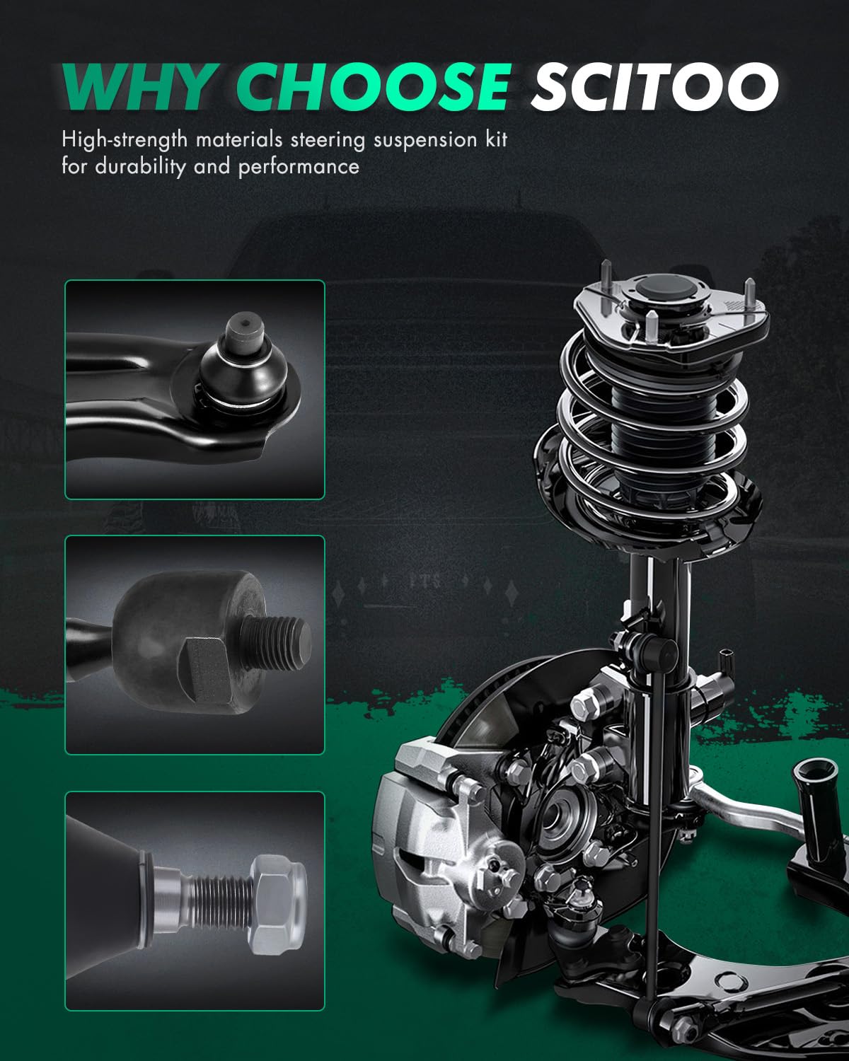 10pcs Front Suspension Kit N500