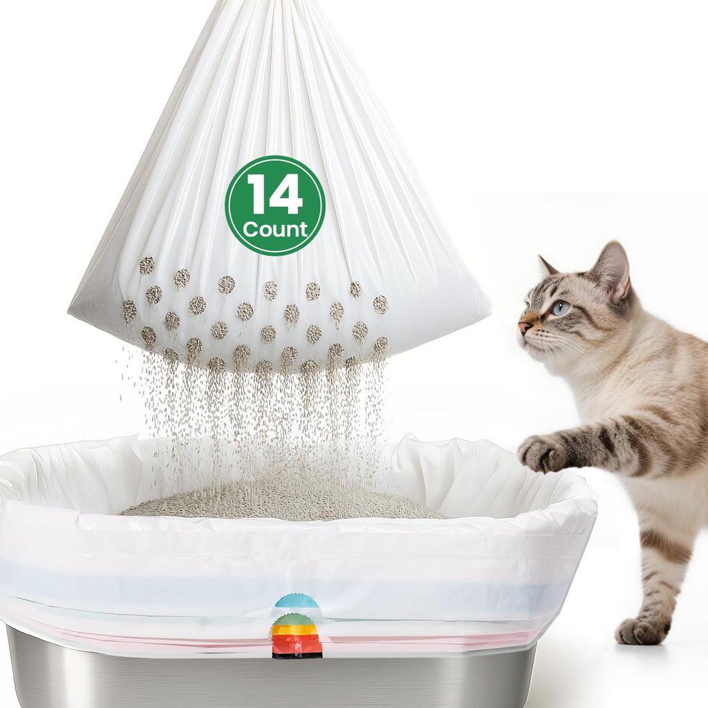 Heavy Duty Thickened Litter Box Liners 14 Pack L545