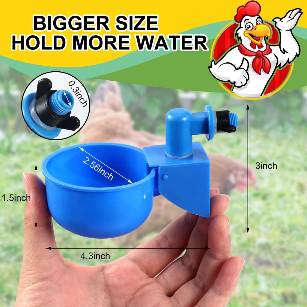 50 Pcs Chicken Waterer Cup A7829
