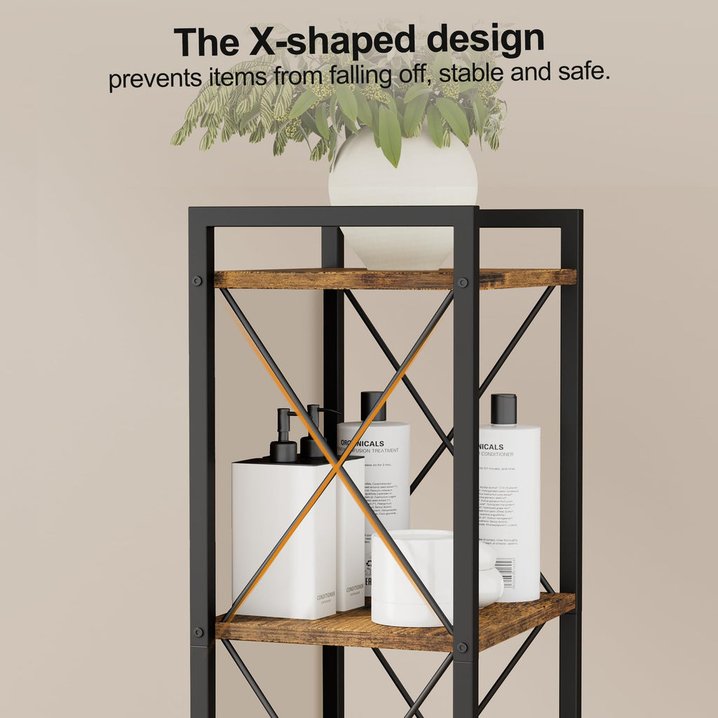 5 Tier Metal Bookshelf J77748