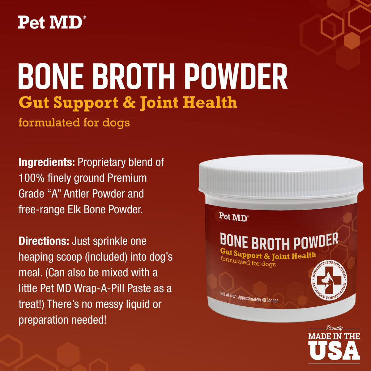 Bone Broth Powder Supplement & Pill Paste F80774