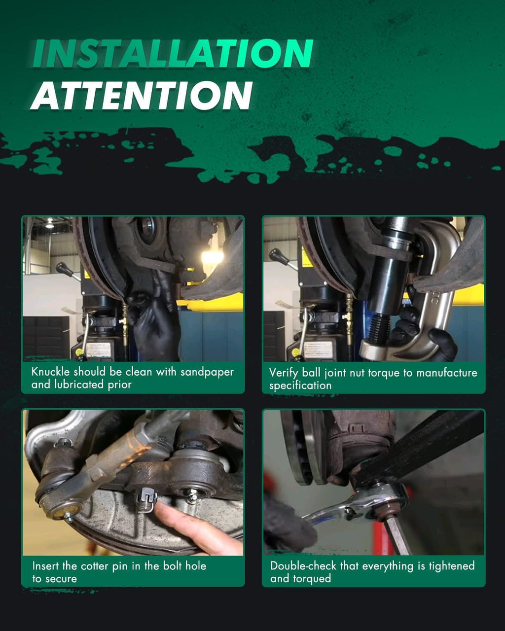 10pcs Front Suspension Kit N500