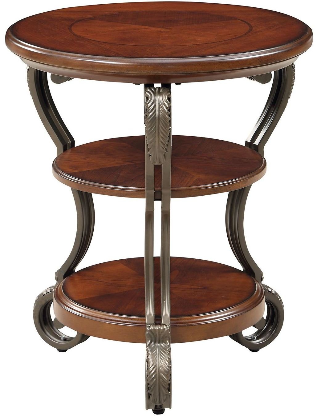 Brown Cherry End Side Nesting Tables P280