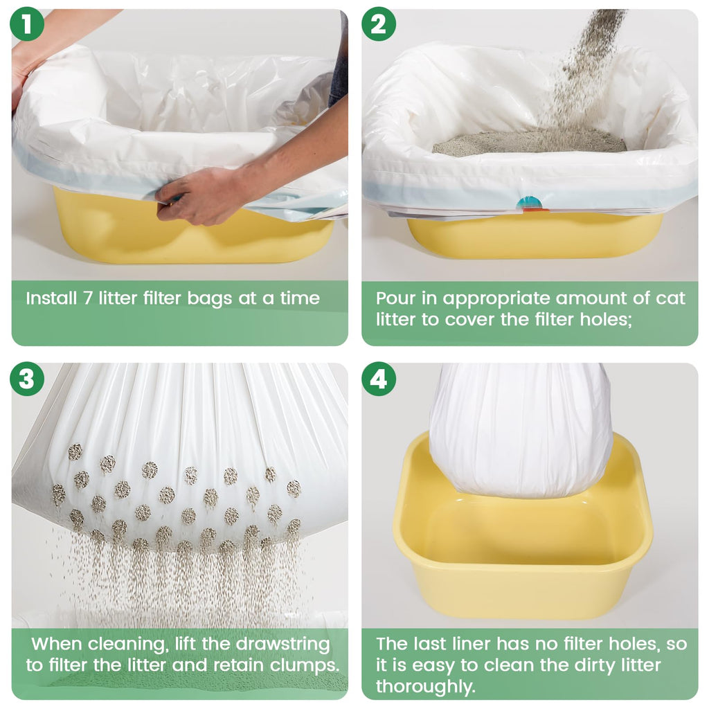 Heavy Duty Thickened Litter Box Liners 14 Pack L545