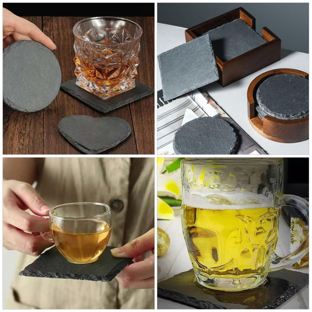 Natural Stone Drink Coasters Set K735