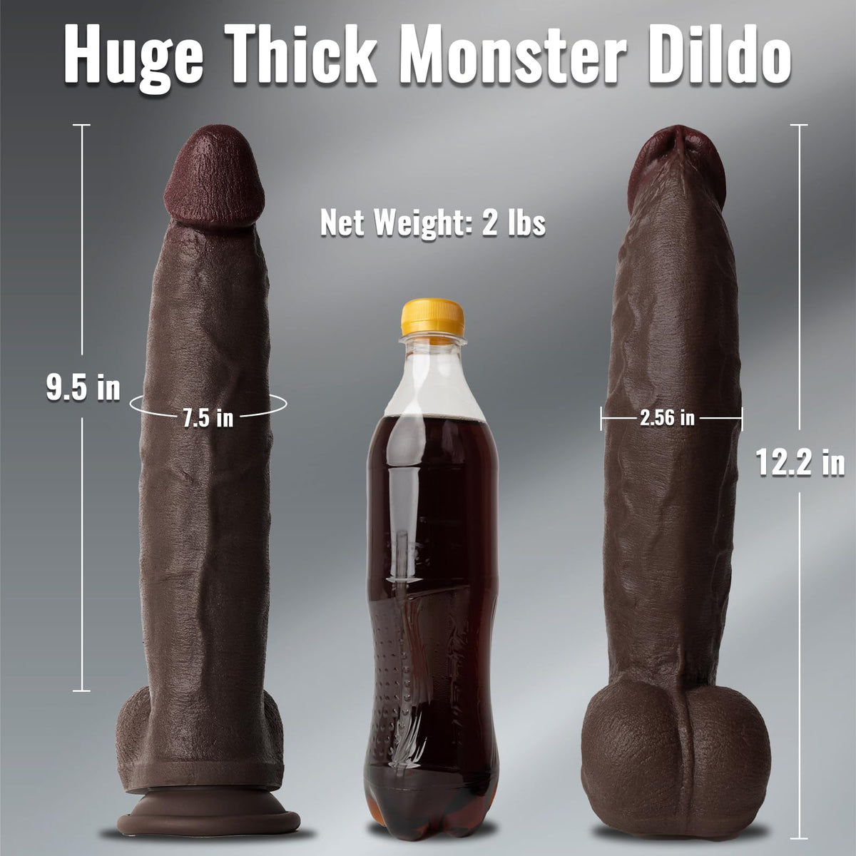 12" Thick Dildo & 8" Dildo E399031