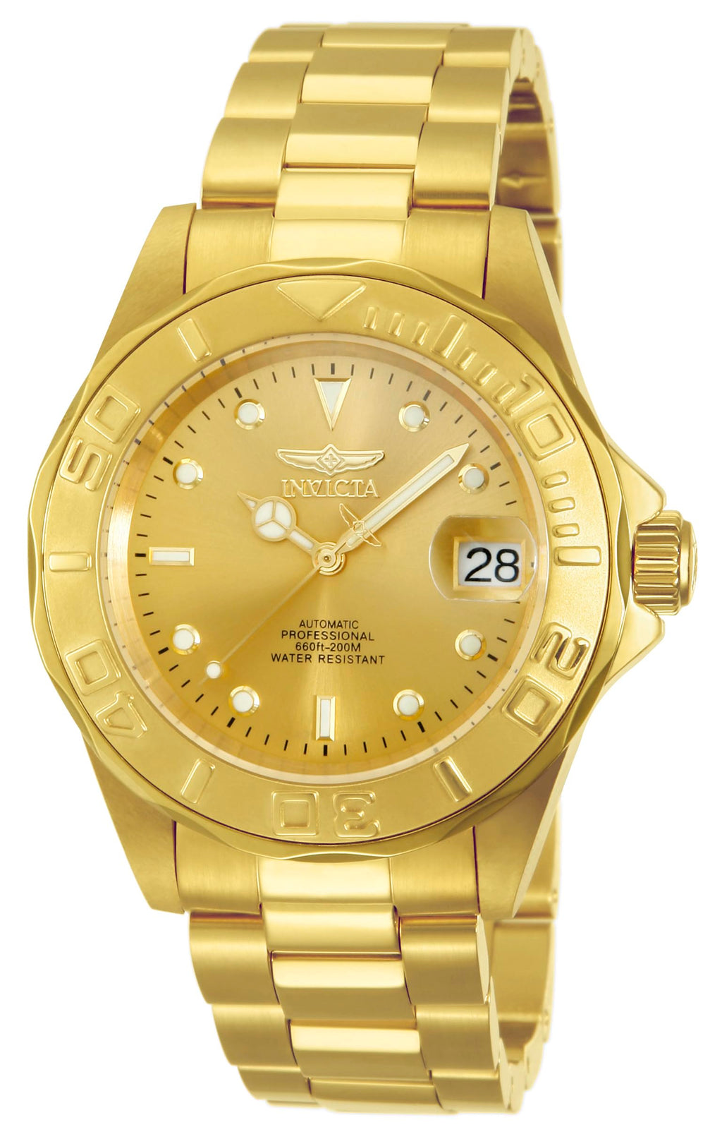 Gold Dial Stainless Steel Watch D56046