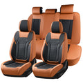 Nappa Leather Car Seat Covers Full Set U13250